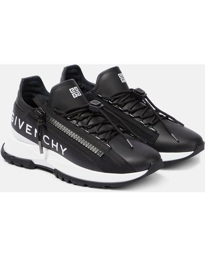 Givenchy Spectre Leather Sneakers - Black