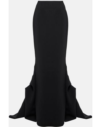 Maticevski Tuberose Maxi Skirt - Black