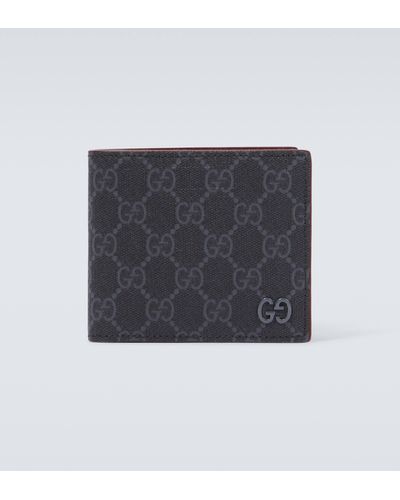 Gucci GG Supreme Canvas Wallet - Blue