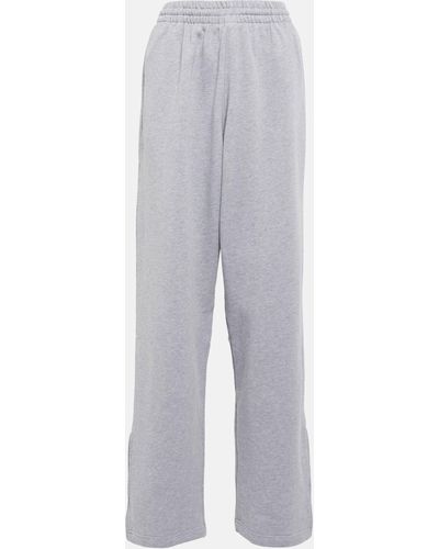 Wardrobe NYC X Hailey Bieber Wide-leg Cotton Sweatpants - Grey