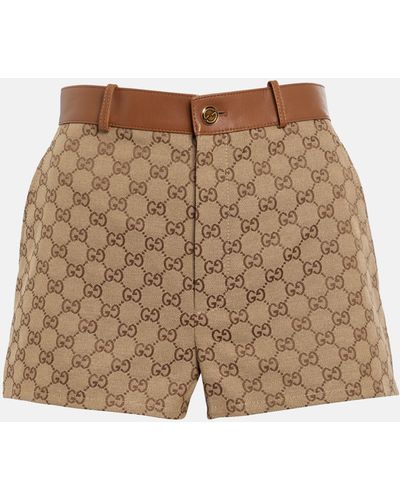 Gucci Shorts aus GG Supreme Canvas - Mehrfarbig