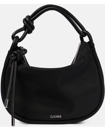 Ganni Knot Shoulder Bag - Black