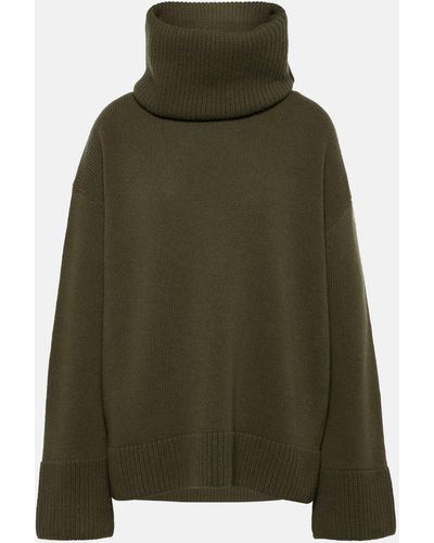 Moncler Roll-neck Wool Sweater - Green