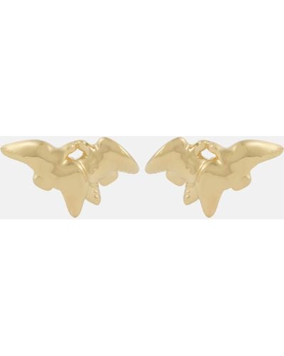 Nina Ricci Double Dove Earrings - Natural