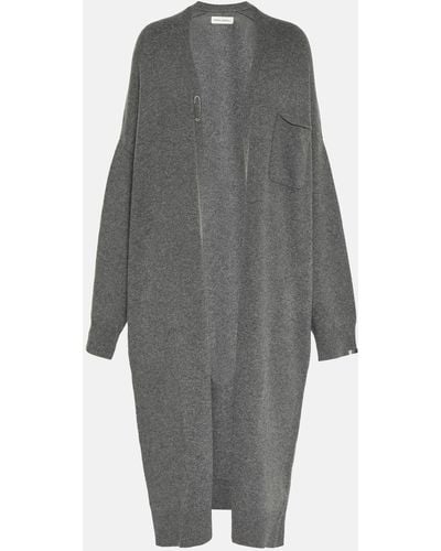 Extreme Cashmere N°61 Koto Cashmere-blend Cardigan - Grey