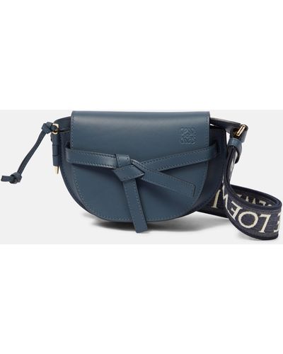 Loewe Gate Dual Mini Shoulder Bag - Blue