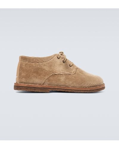 Undercover Corduroy Derby Shoes - Natural