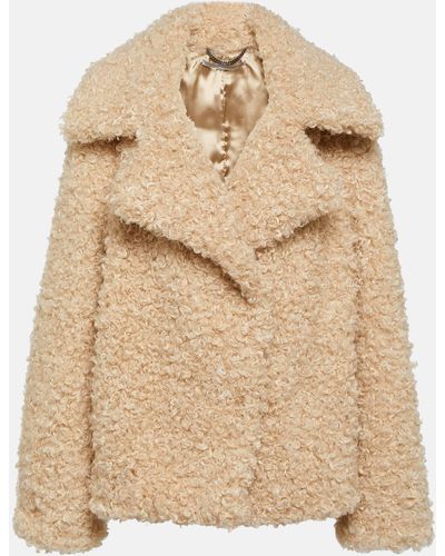 Stella McCartney Oversized Teddy Coat - Natural