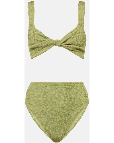 Hunza G Jamie High-rise Bikini - Green