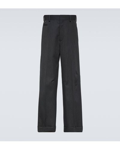 Undercover Wool Straight Pants - Grey
