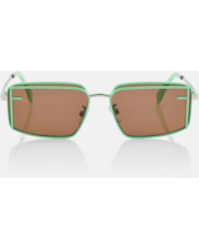Fendi First Sight Rectangular Sunglasses - Multicolour