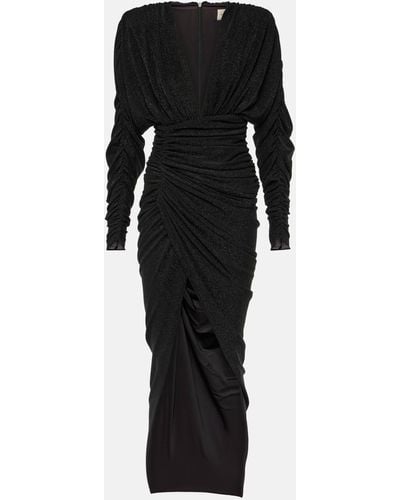Alexandre Vauthier Ruched Gown - Black