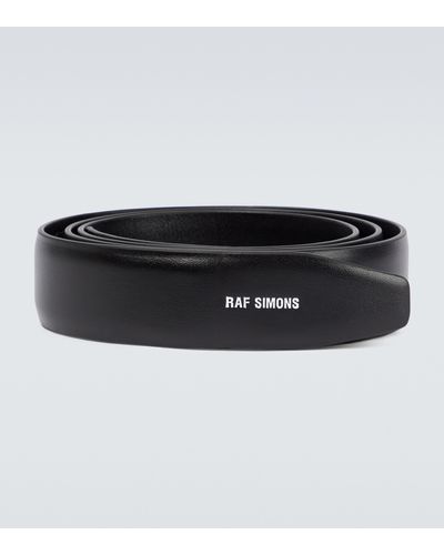 Raf Simons Leather Belt - Black