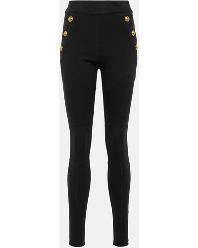 Balmain Jersey leggings - Black