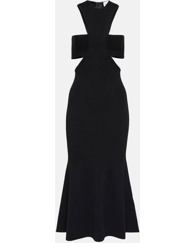 Alexander McQueen Alexander Mc Queen Black Midi Dress