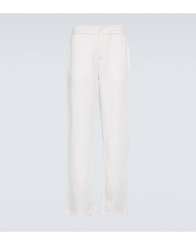 Orlebar Brown Cornell Linen Pants - White