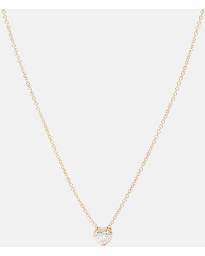 Sophie Bille Brahe Orangerie De Coeur 18kt Gold Necklace With Diamonds - White