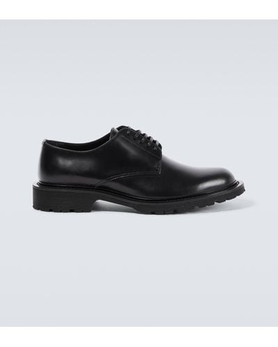 Saint Laurent Army Leather Derby Shoes - Black