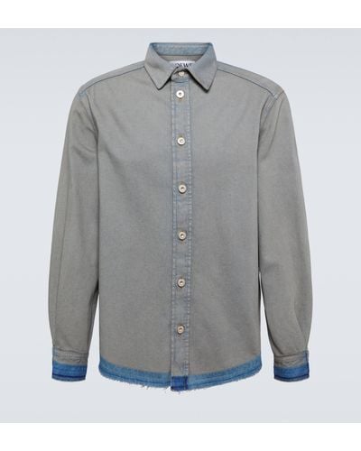 Loewe Denim Overshirt - Grey