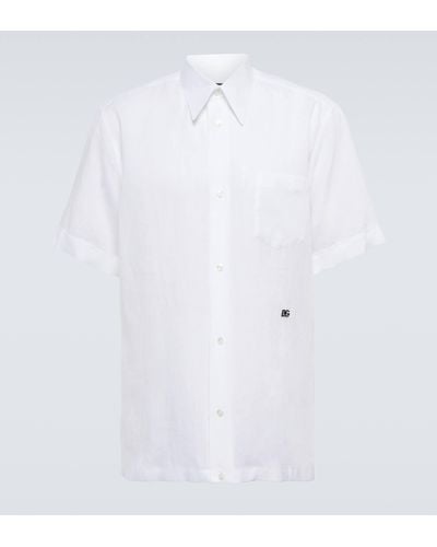 Dolce & Gabbana Linen Shirt - White