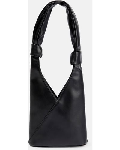 MM6 by Maison Martin Margiela Knotted Tote Bag - Black