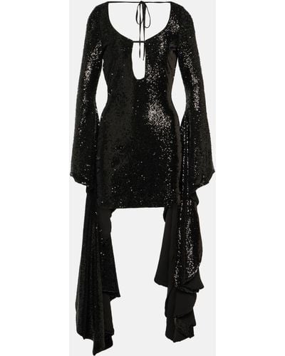 GIUSEPPE DI MORABITO Sequined Minidress - Black