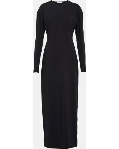 The Row Jersey Maxi Dress - Black