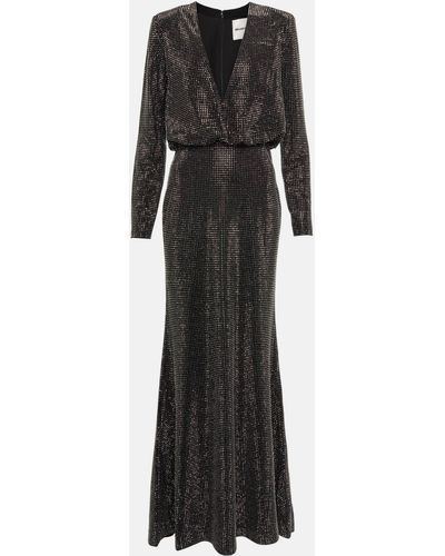 Roland Mouret Embellished Gown - Black