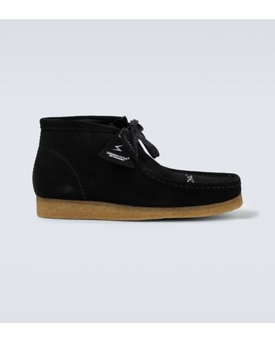 Clarks X Undercover Wallabee Suede Boots - Black