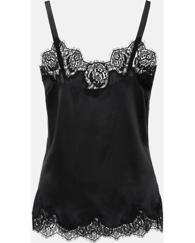 Dolce & Gabbana Lingerie Top - Black