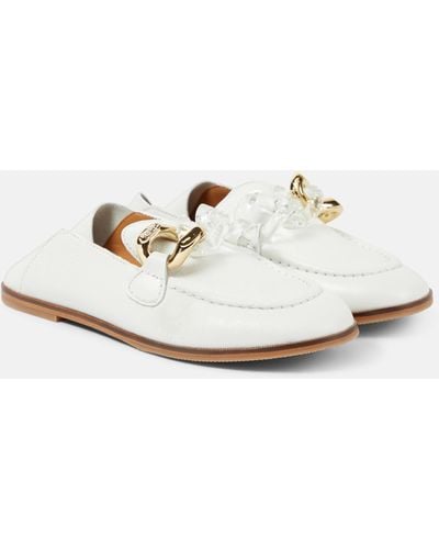 See By Chloé Klaire Leather Loafers - White