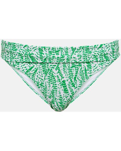 Heidi Klein Forte Dei Marmi Printed Bikini Bottoms - Green