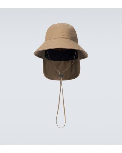Loro Piana Wool-blend Technical Bucket Hat - Brown