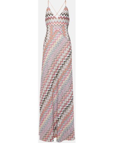 Missoni Maxi Dress - Purple