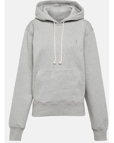 Saint Laurent Hooded Sweatshirt - Grey