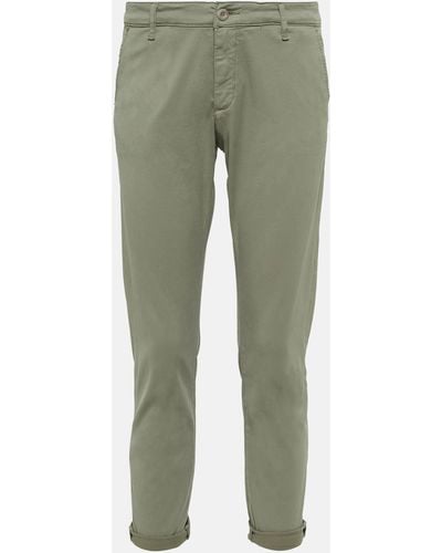 AG Jeans Caden Mid-rise Straight Chinos - Green