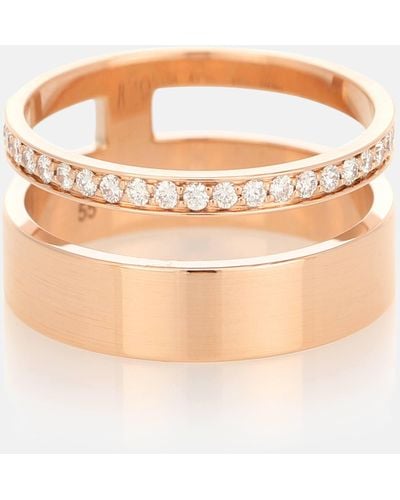 Repossi Berbere Module 18kt Rose-gold And Diamond Ring - Metallic