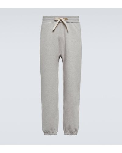 Jil Sander Cotton Sweatpants - Grey
