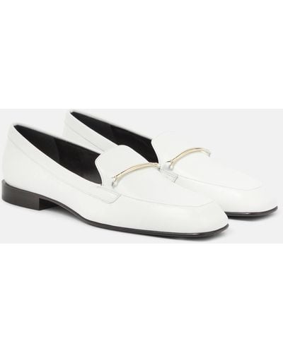 Victoria Beckham Leather Loafers - White