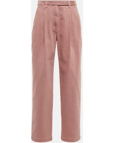 Brunello Cucinelli High-rise Straight Jeans - Pink
