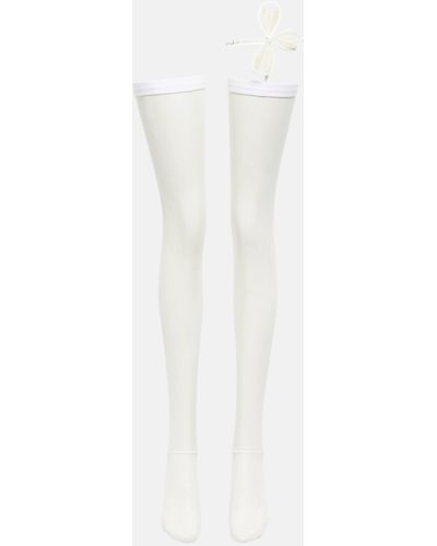 Nensi Dojaka Bridal Tulle Tights - White