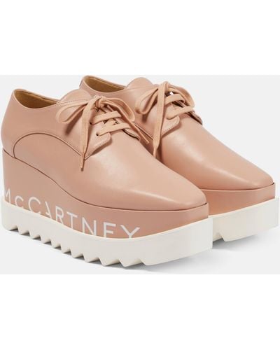 Stella McCartney Elyse Platform Derby Shoes - Brown