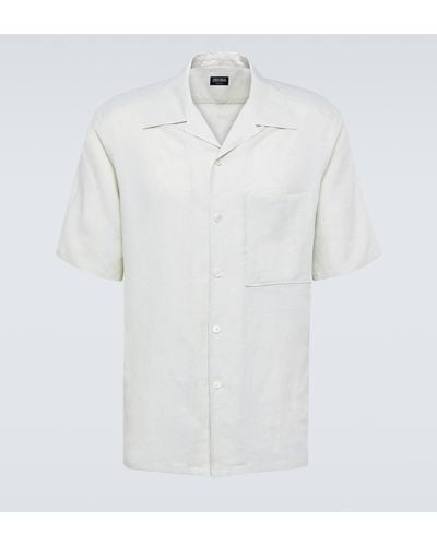 Zegna Oasi Lino Shirt - White