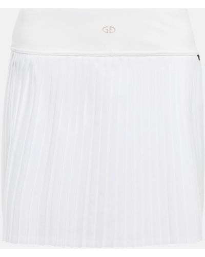 Goldbergh Pleated Miniskirt - White