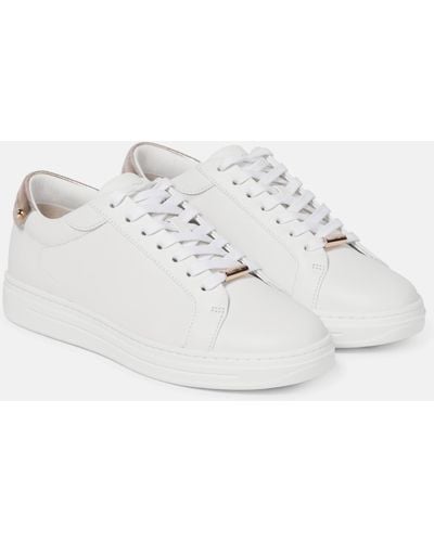 Jimmy Choo Rome/f Leather Sneakers - Multicolour