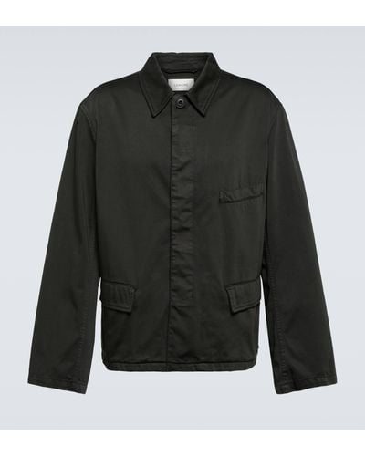 Lemaire Cotton Gabardine Jacket - Black