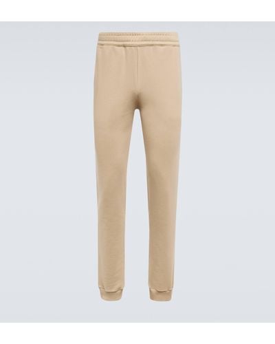 Burberry Addison Cotton Sweatpants - Natural