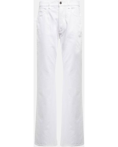 Bottega Veneta High-rise Straight Jeans - White