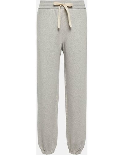 Jil Sander Cotton Jersey Sweatpants - Grey