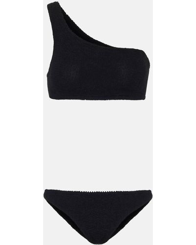 Hunza G Nancy One-shoulder Bikini - Black